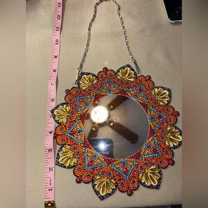 Colorful Beaded Wall Mirror Diamond Art.  New to inventory
